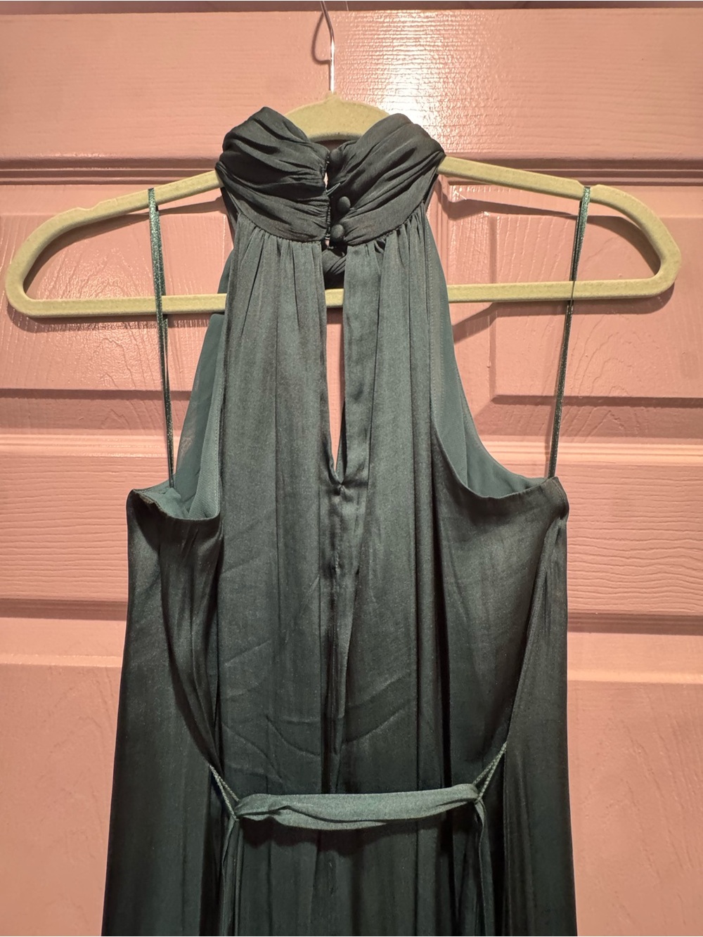 Banana Republic Teal Green Halter Maxi Dress - Picture 5 of 6